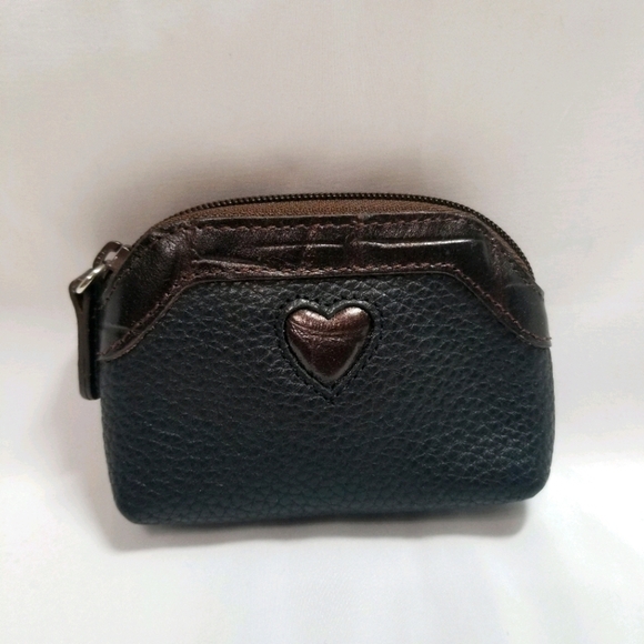 Brighton Heart Peeble Leather Coin Purse - Picture 1 of 10